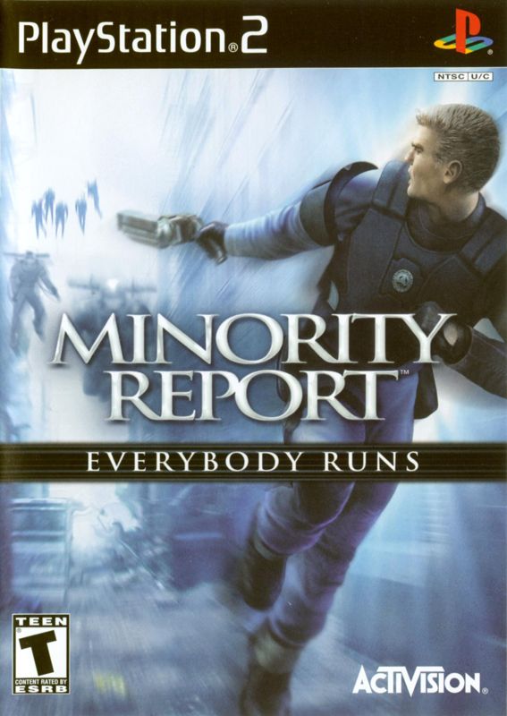 Minority Report: Everybody Runs box art for Xbox
